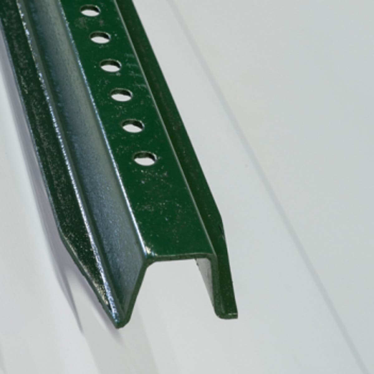 6' U-Channel Post - Green Baked Enamel Template Customization