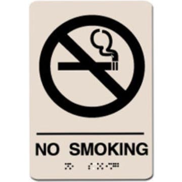 Picture of No Smoking ADA Sign