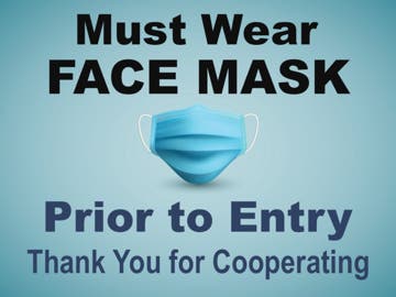 Picture of Face Masks Required 873132781