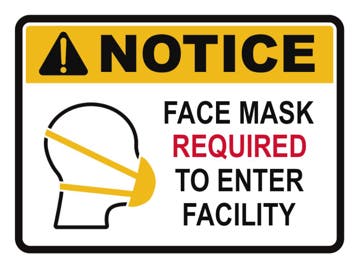 Picture of Face Masks Required 873132784