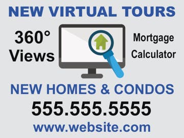 Picture of Virtual Real Estate Tour Signs 872189753