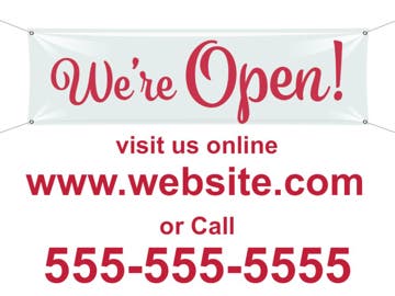 Picture of We're Open Signs 872226259