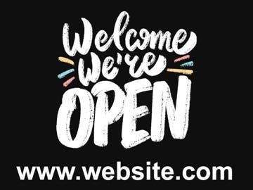 Picture of We're Open Signs 872226267