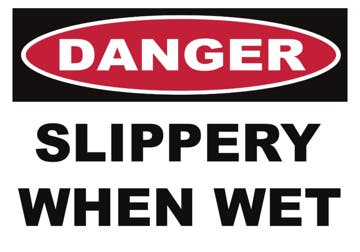 Picture of Slippery When Wet Signs 861424306