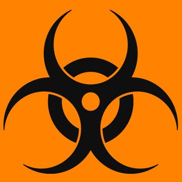 Picture of Biohazard Warning Signs 861091794