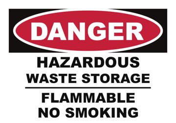 Picture of No Smoking Flammable Signs 860535130