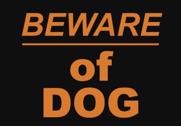 Picture of Beware of Dog Signs 860082048