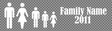 Picture of Family Clear Decals 11699022