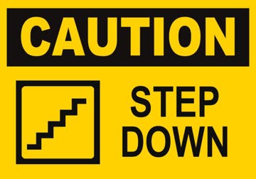 Picture of Watch Your Step Signs 861385708