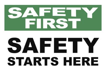 Picture of Safety First Signs 859668798