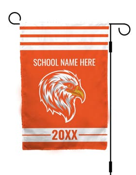 Picture of GF School Spirit 1 - Orange and White 18" x 12"