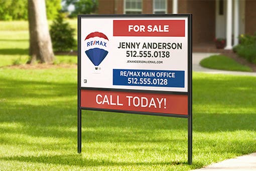 Real Estate Signs &amp; Riders | 20% OFF + SHIPS NEXT DAY!