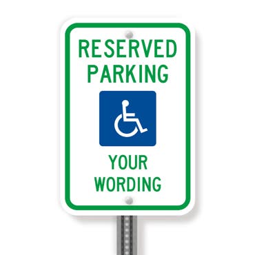 Picture for category Custom Handicap Signs