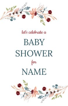 Picture of Baby Shower Foam Board 4 - 17x11