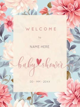 Picture of Baby Shower Foam Board 1 - 24x18