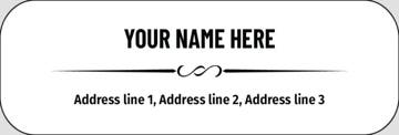 Picture of Personal Return Address Label 1