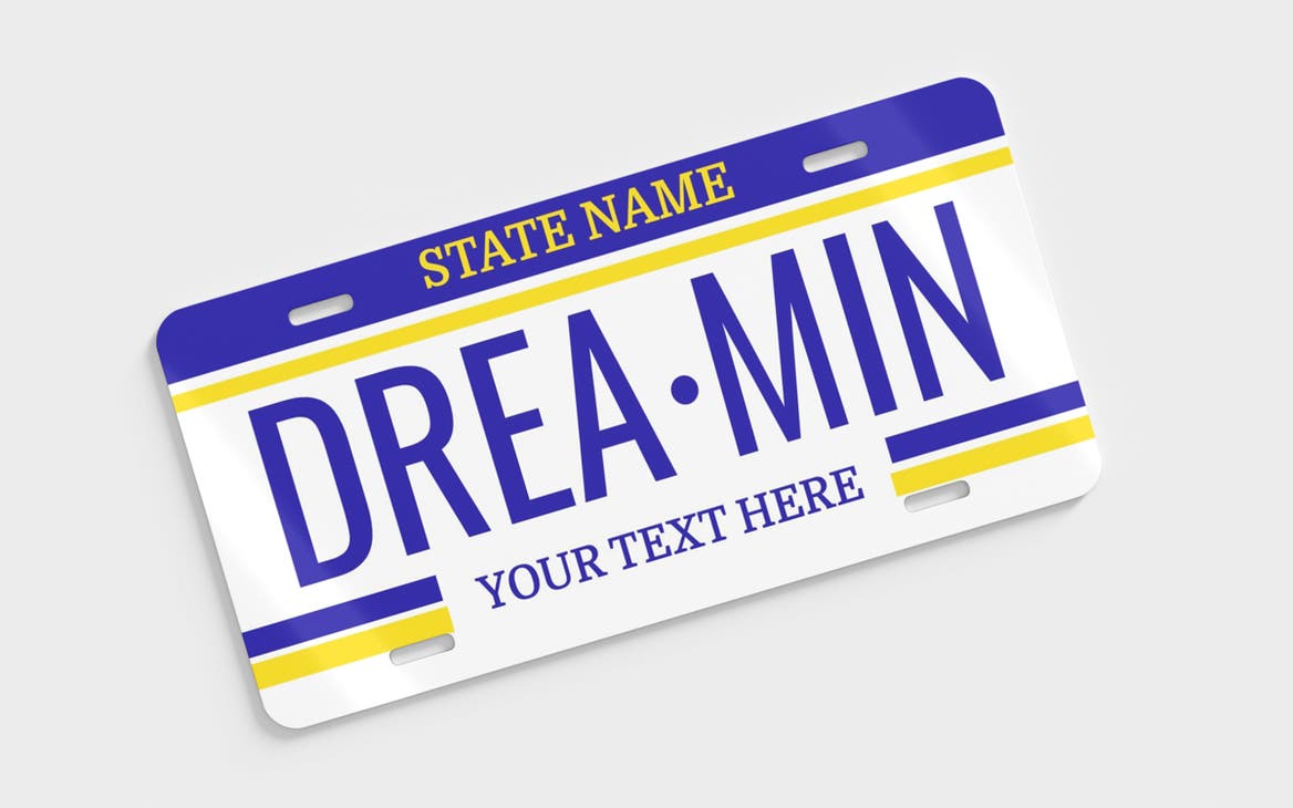 Picture of License Plate PFF Product