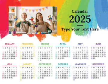 Picture of Magnetic Calendar 7 - Horizontal